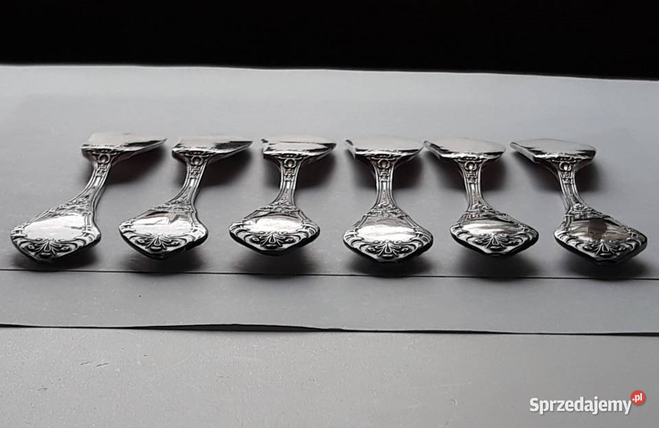 Posrebrzane noże do ryb ROMAŃSKI Hefra sztućce Dąbrowa Górnicza sprzedam