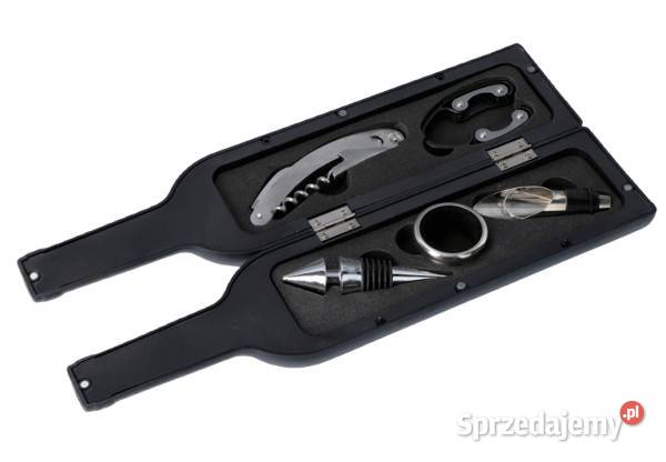 Zestaw do Wina w Kształcie Butelki Akcesoria do