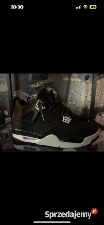 Jordan 4 Black Canvas Gdańsk