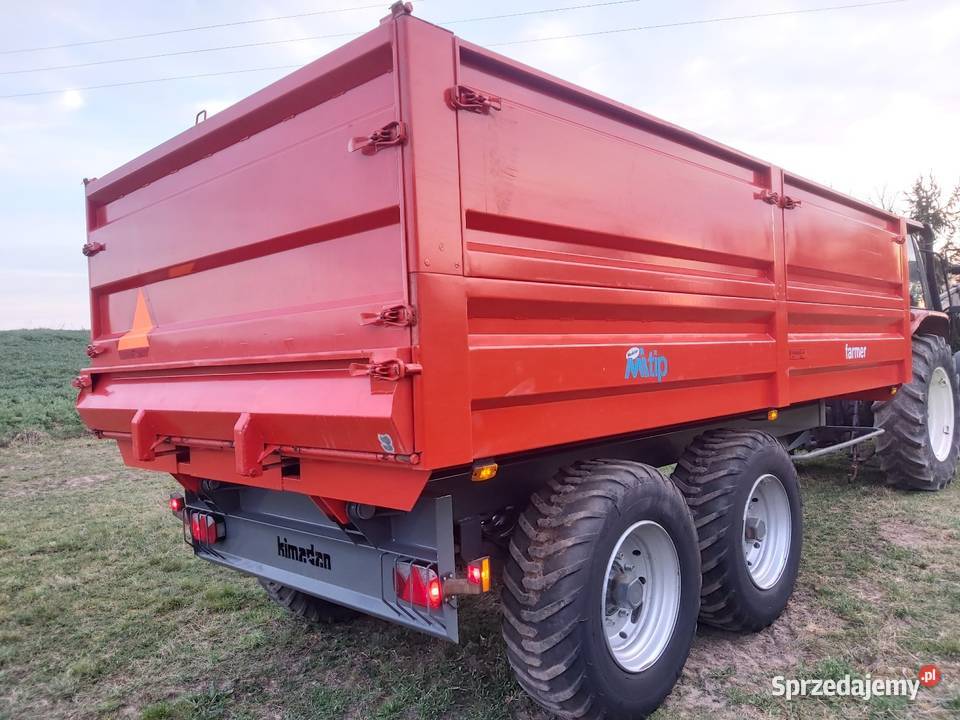 Przyczepa wywrotka tandem Kimadan Farmer 14 kujawsko-pomorskie Jabłonowo Pomorskie
