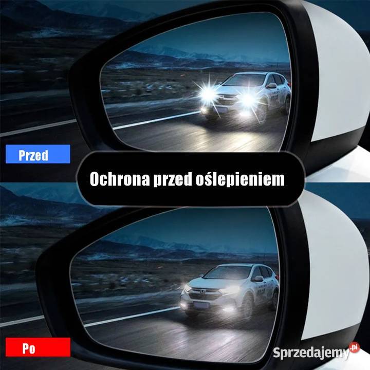 FOLIA na LUSTERKA Samochodowe Ochronna AntiFog 2 Płock