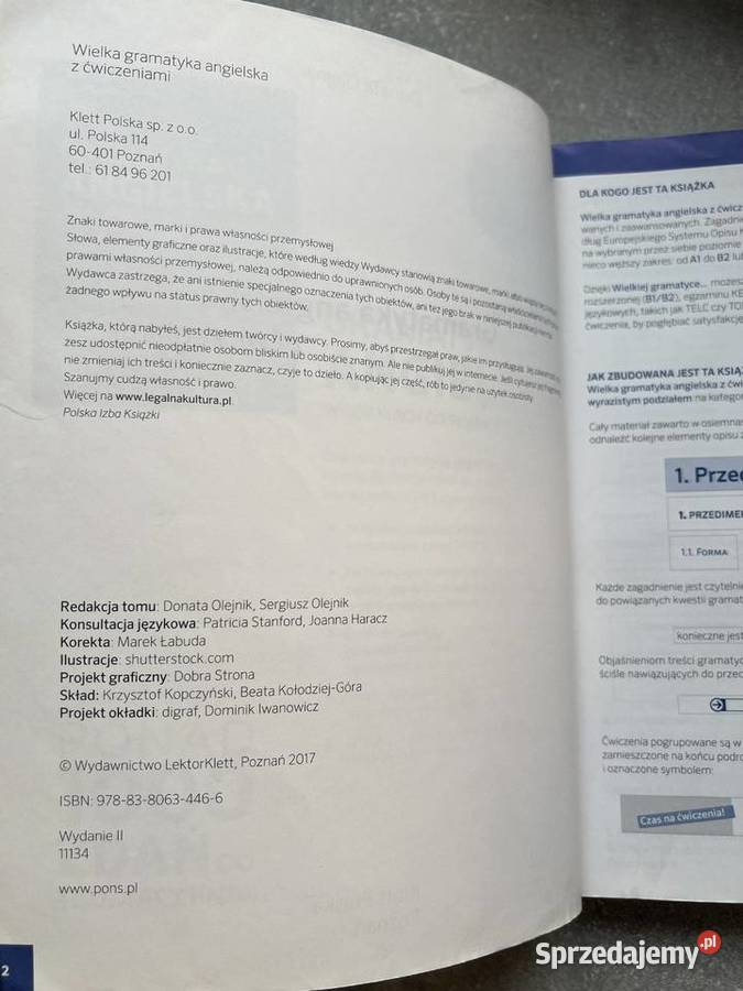 Wielka gramatyka angielska z ćwiczeniami A1 A2 Książki do nauki języka obcego