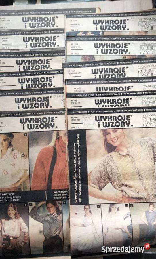 Wykroje i wzory pismo krawcowych amatorek Racibórz