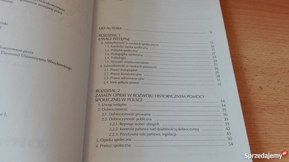 Zasada subsydiarności w prawie pomocy społecznej Gdańsk