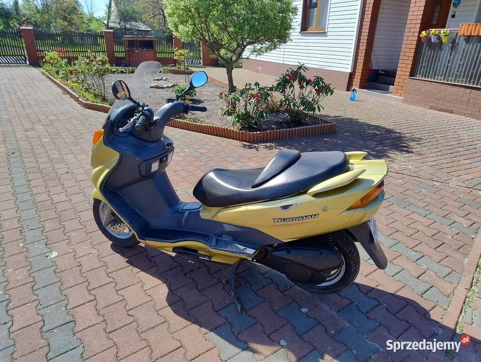 Skuter Suzuki Burgman 125 2003r nieuszkodzony Dziadkowskie