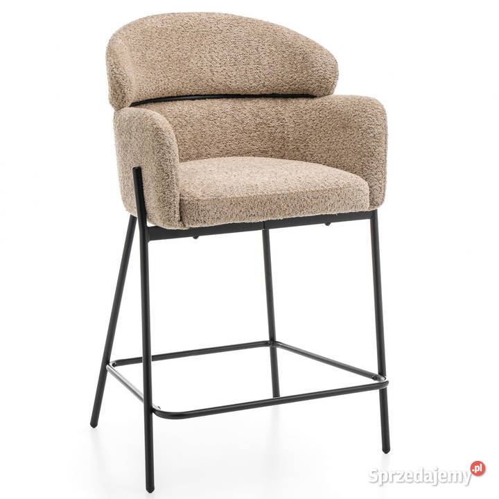 Hoker Tapicerowany Bolzano Boucle Ciemnobeżowe wielkopolskie Tarchały Małe sprzedam