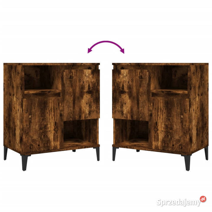 Komoda przydymiony dąb 60x35x70 materiał Warszawa