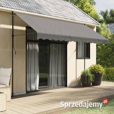 vidaXL Markiza zwijana antracytowa 350x150