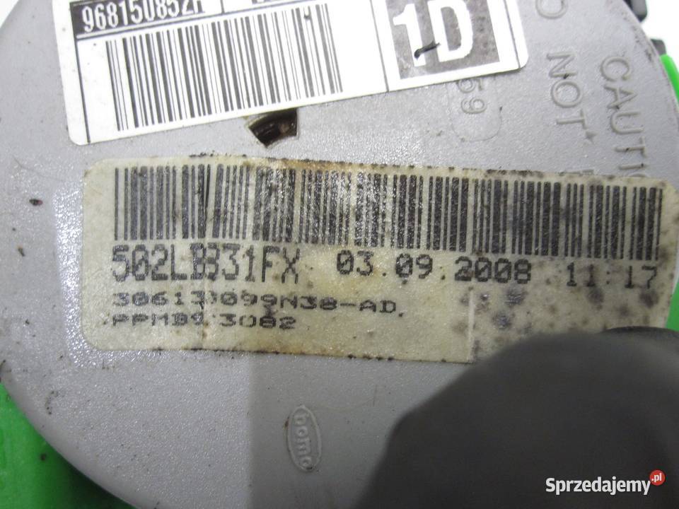 BERLINGO II 08r pas bezpieczeństwa prawy przód osobowe