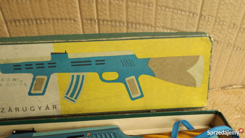 KARABIN KAŁASZNIKOW ZABAWKA PRL Unikat Grodziczno