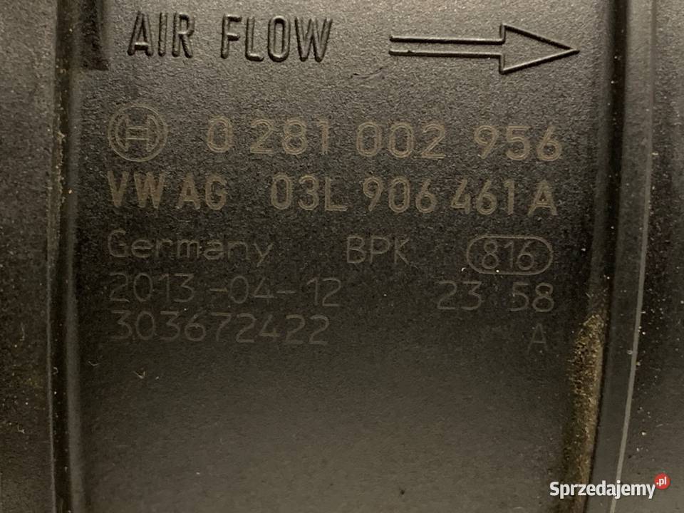 PRZEPŁYWOMIERZ VW PASSAT B7 0281002956 20 140 sprzedam