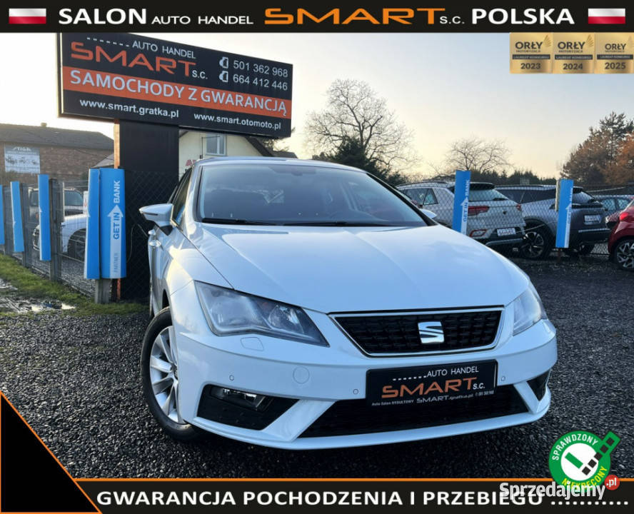 Seat Leon Androidauto Biała Perła Salon 1 Rej manualna Rydułtowy