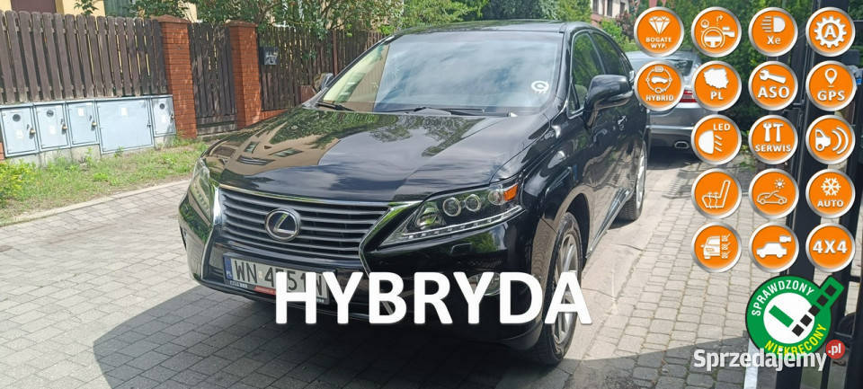 Lexus RX 450h 35 Tronic Line AWD 299 III komputer pokładowy mazowieckie Warszawa