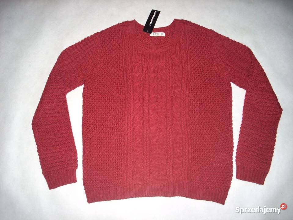 CA Clockhouse NOWY Sweter Modny 42 44 czerwony Nowy Sącz