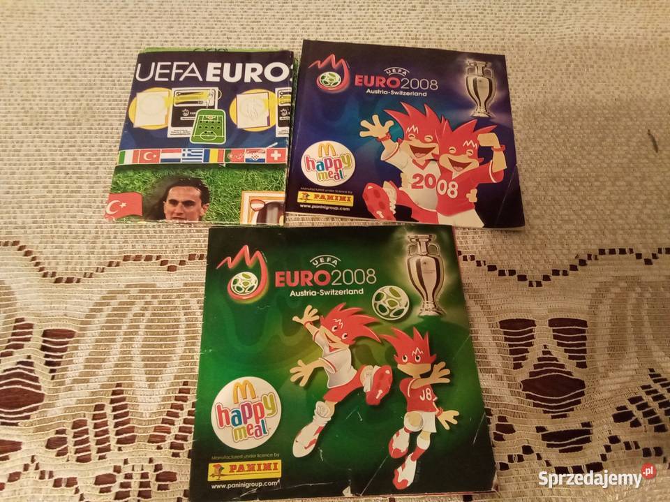 2 albumy euro 2008 McDonalds panini i plakat Warszawa