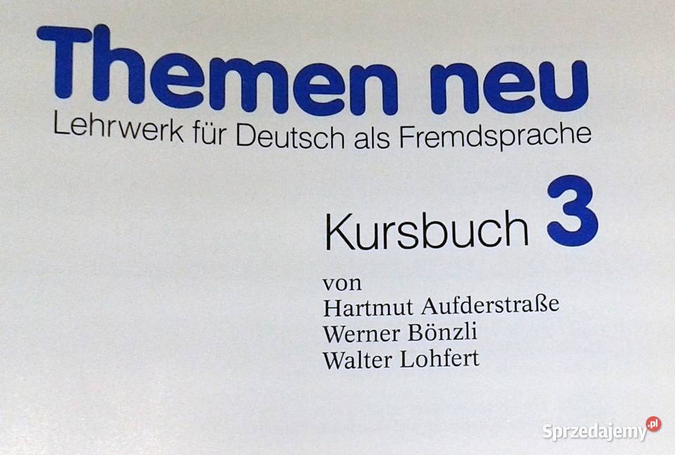 Themen neu 3 Kursbuch Hartmut Aufderstrasse W miękka