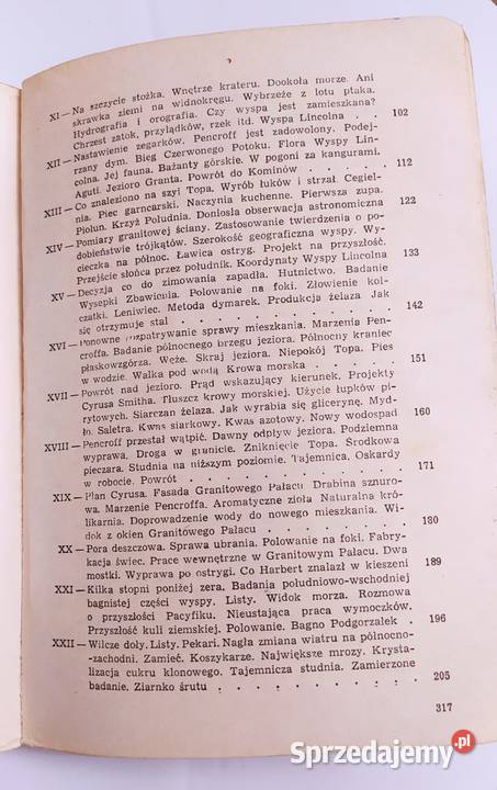 TAJEMNICZA WYSPA Juliusz Verne TOM 1 Hajnówka