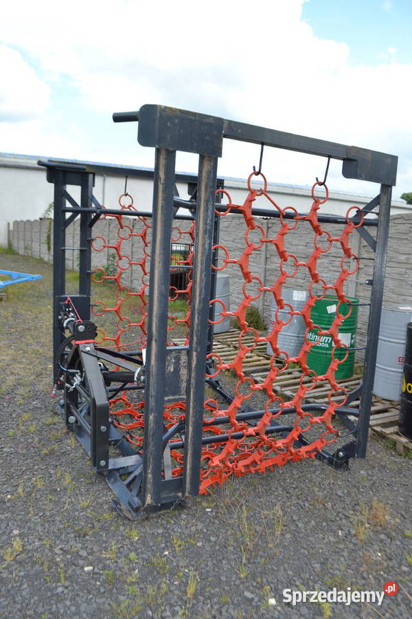 Włóka łąkowa 6 m 4 rzędy składana hydraulicznie nieuszkodzony Olesno sprzedam