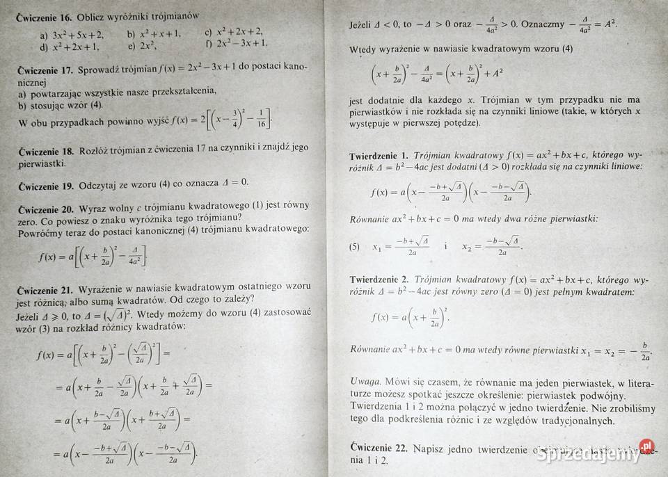 Matematyka 2 Jan Anusiak Chełm
