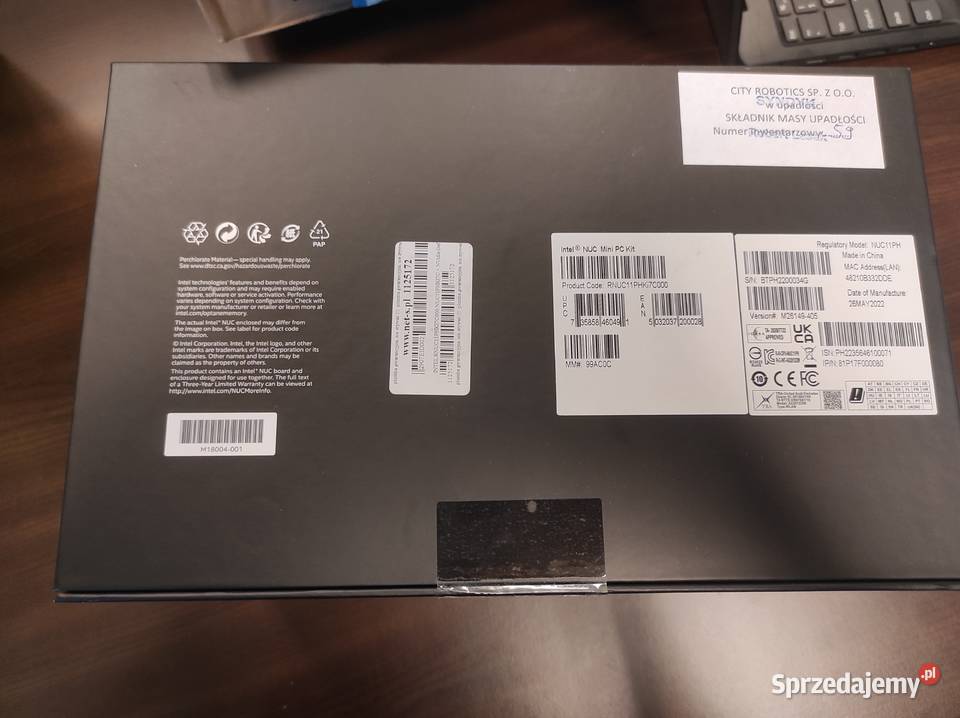 Syndyk sprzeda komputer Intel NUC mini pc kit mazowieckie Warszawa