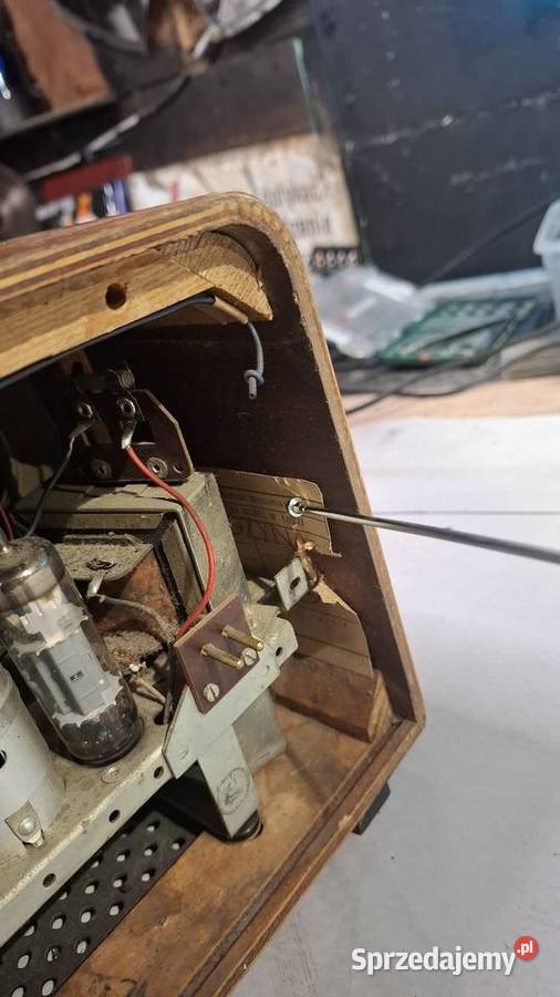 Radio lampowe UNITRA ROZYNA PRL drewno vintage Namysłów sprzedam