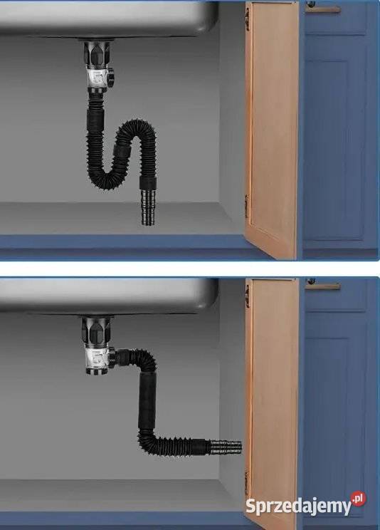 Syfon do umywalki zlewu uniwersalny wielkopolskie