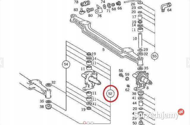 ZESTAW NAPRAWCZ ZWROTNICY MERCEDES 739 733 osobowe