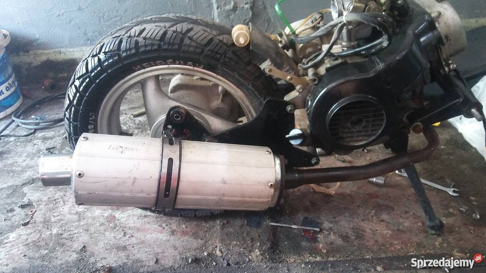 Tłumik do skutera kompletny odblokowany cichy