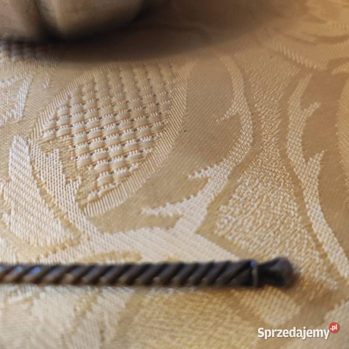 Stara łyżeczka metalowa ręcznie wykonana antyk Wrocław