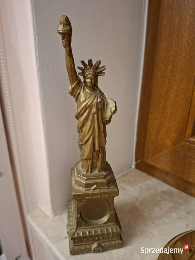 Statua Wolności przywieziona z USA figurka metal Nowa Sól sprzedam