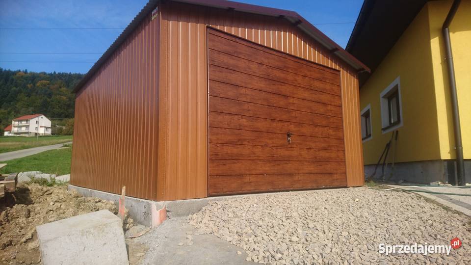 Mały Garaż Drewnopodobny 4x6 Blaszak Garaże podkarpackie Mielec