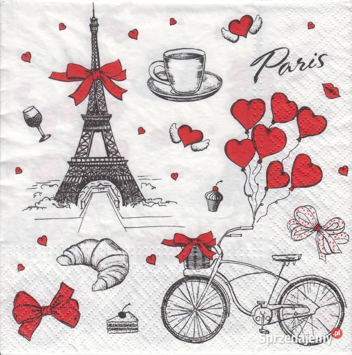 Dekupaż serwetkikwiaty love rower retro Skarżysko-Kamienna