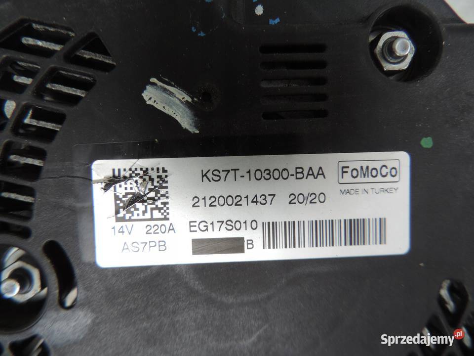 ALTERNATOR FORD MONDEO V MK5 LIFT KUGA MK3 20 Układ elektryczny silnika