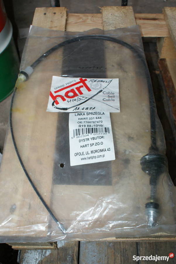 Linka sprzęgła 1010mm601mm RENAULT 19 I 19 I Białobrzegi