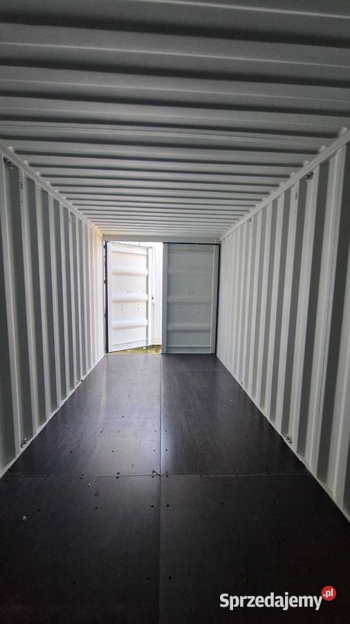 Kontener Morski 20 DW OW kolor szary Ral7035 Somianka-Parcele