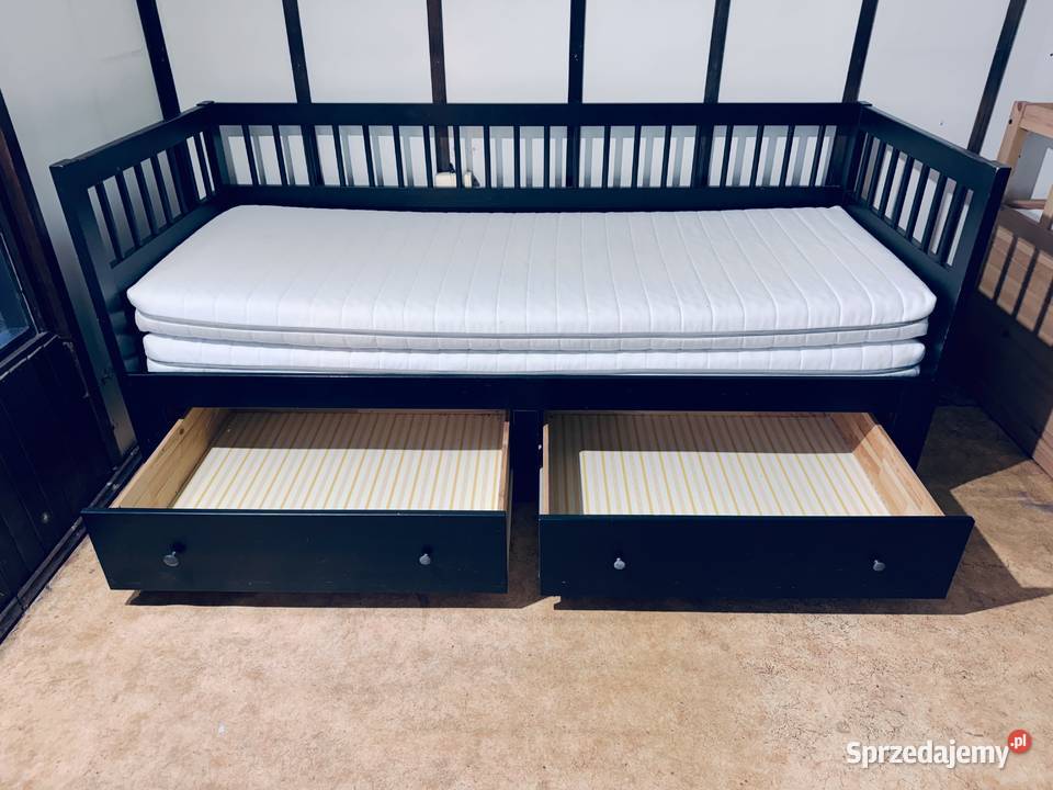 Łóżko leżanka IKEA HEMNES Lite drzewo 2 materace Rybnik