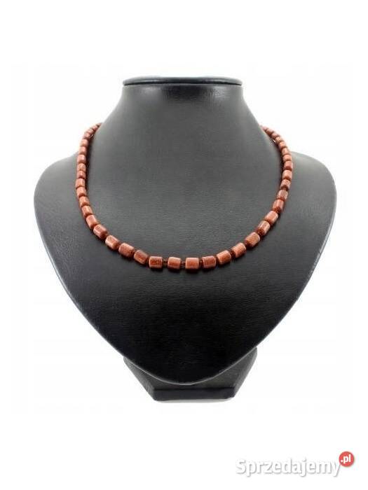 PIASEK PUSTYNI KAMIEŃ SZCZĘŚCIA NASZYJNIK ETNO Naszyjniki