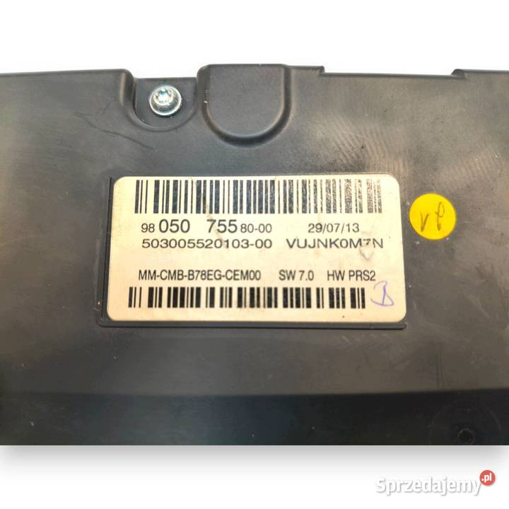 LICZNIK ZEGARY 9805075580 Citroen C4 Picasso II Liczniki i zegary lubelskie Chełm