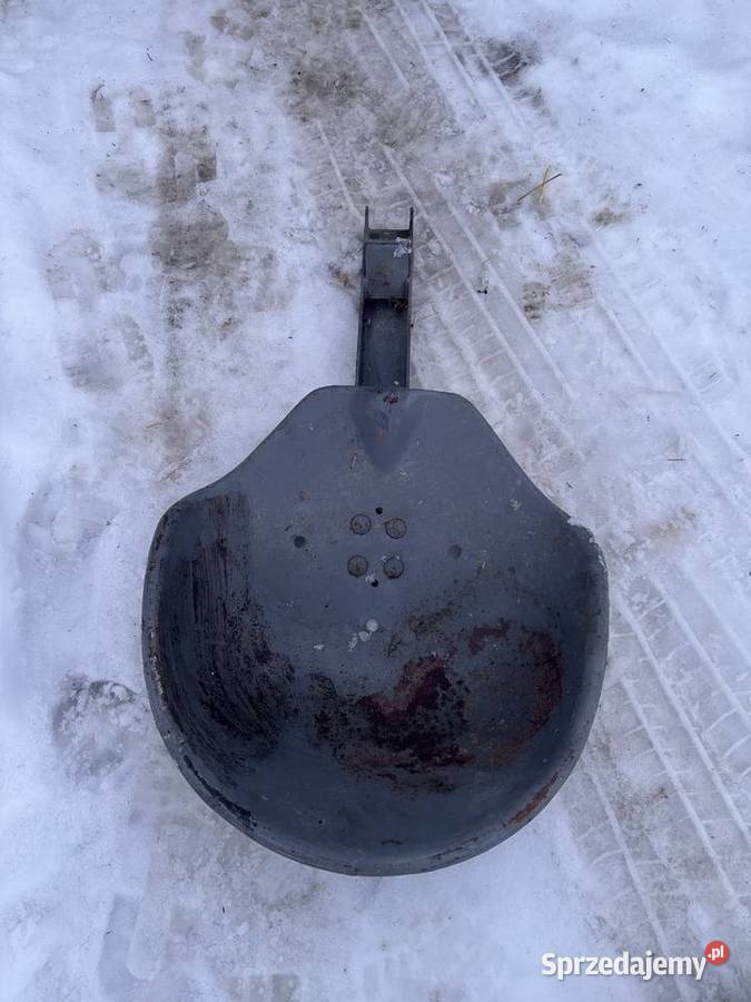 PRL stare siedzenie ciągnika maszyny rolniczej podlaskie Kosianka-Boruty