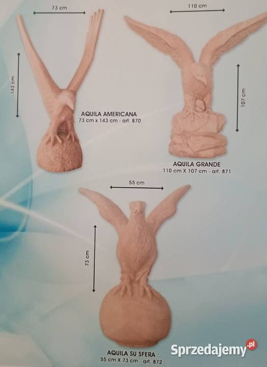 Figury ogrodowe zwierząt Rzeźby i figury Ubyszów sprzedam