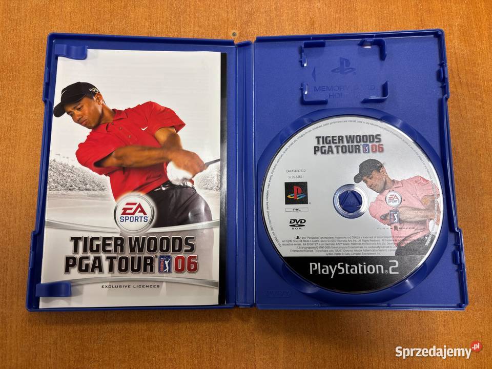 Tiger Woods PGA Tour 06 2 PlayStation 2 Komplet Gry komputerowe i konsolowe Elbląg