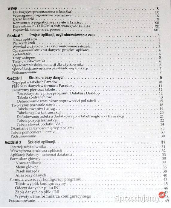 Delphi Tworzenie aplikacji bazodanowych w Książki i Podręczniki Chełm