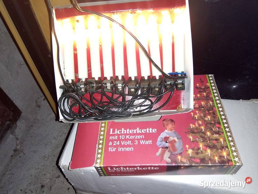 Lampki choinkowe w starym stylu Kobylnica