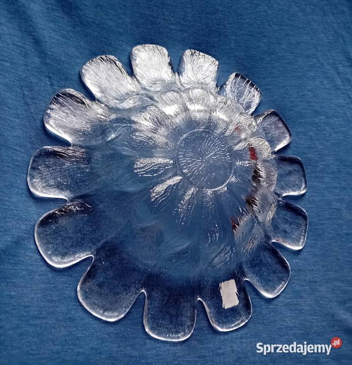 Miska Holmegaard sygnowana szkło mrożone Proj