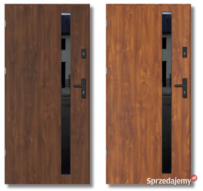 Ciepłe drzwi 70 THERMO DIAMOND ONYX 2 NERO Drzwi zewnętrzne Częstochowa sprzedam