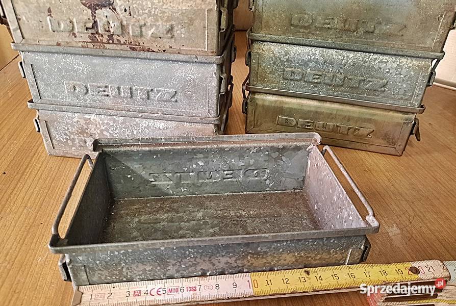 Pojemnik warsztatowy sygnowany DEUTZ lata 50 te Ostrów Wielkopolski sprzedam
