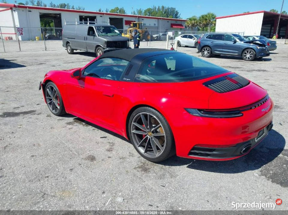 Porsche 911 Gts Targa 50 Years 4S 992 2019 uszkodzony Gdynia