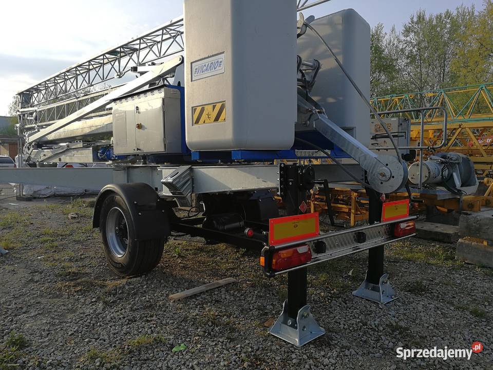 Dźwig dekarski budowlany szybko montujący Dźwigi, podnośniki dolnośląskie Ligota Piękna