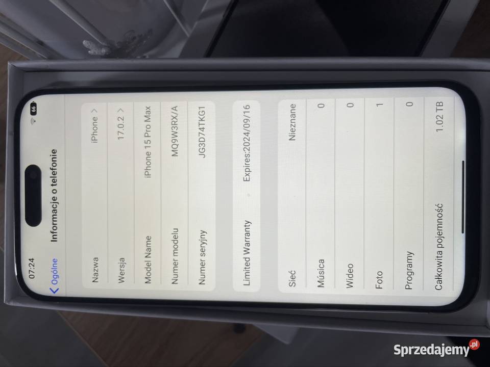 iPhone 15 pro 1TB Bełchatów