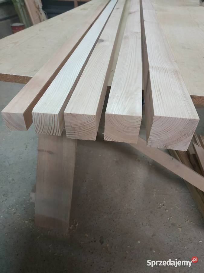 Kantówka strugana sosna konstrukcja 30mm x 30mm Narew